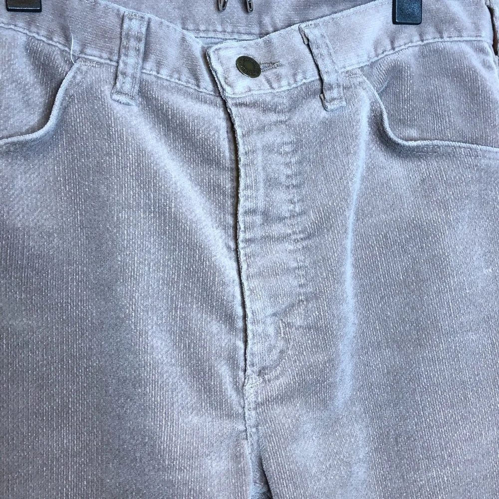 WRANGLER Vintage Corduroy Pants High Rise Mom Mauve Size 30 - Picture 6 of 15